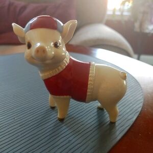 Lenox "Grand Slam Sam" Piggy Figurine